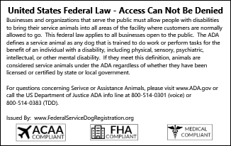 Buy 1, Get 2nd FREE* (offer expires soon) - Service Dog ID Card - Image 3