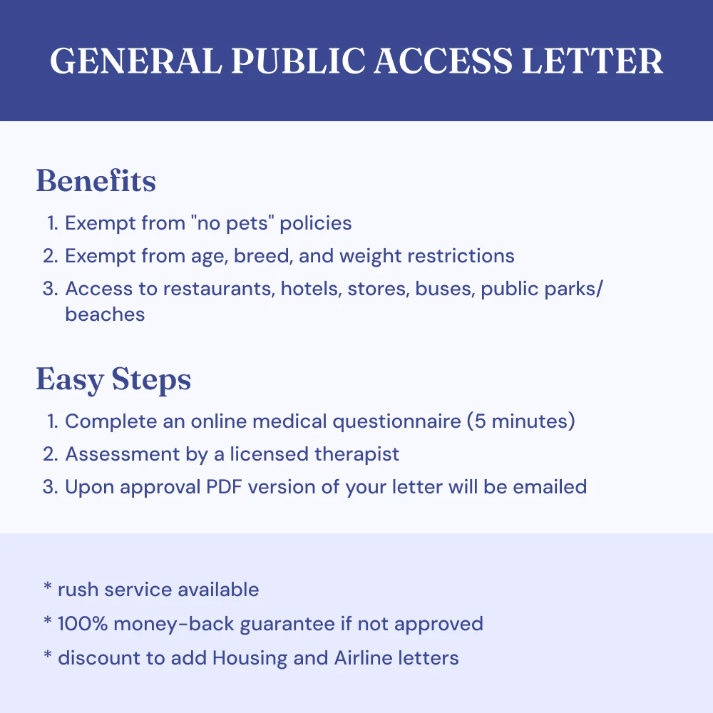 Emotional Support Animal - Premium Package (Bundle and Save $370) - Image 4